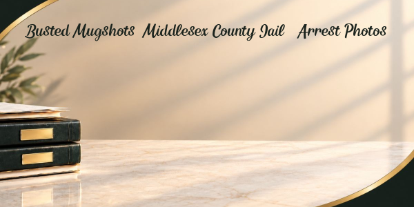 Busted Mugshots: Middlesex County Jail & Arrest Photos