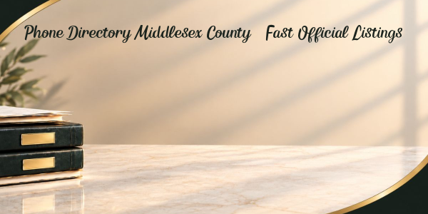 Phone Directory Middlesex County - Fast Official Listings